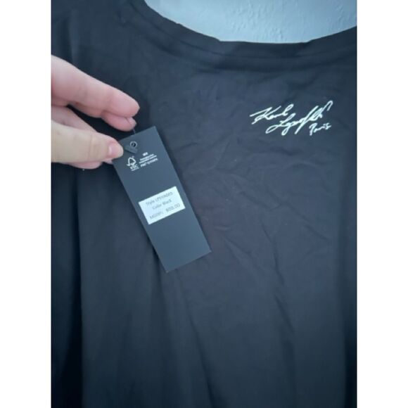 NEW Karl Lagerfeld Paris Artist Whimsy Logo Tee, Graphic T-Shirt, 2X, $59 - Picture 10 of 11